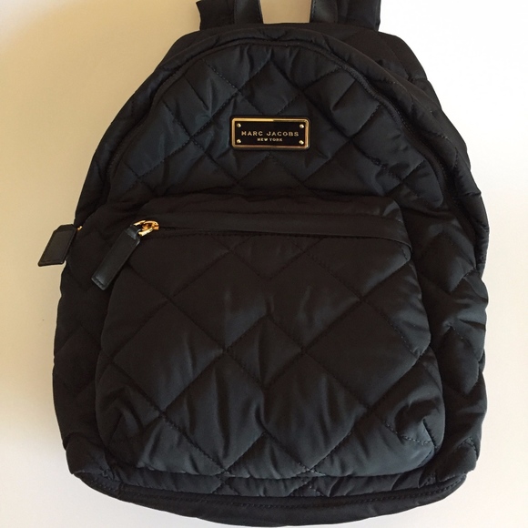marc jacobs quilted nylon school backpack